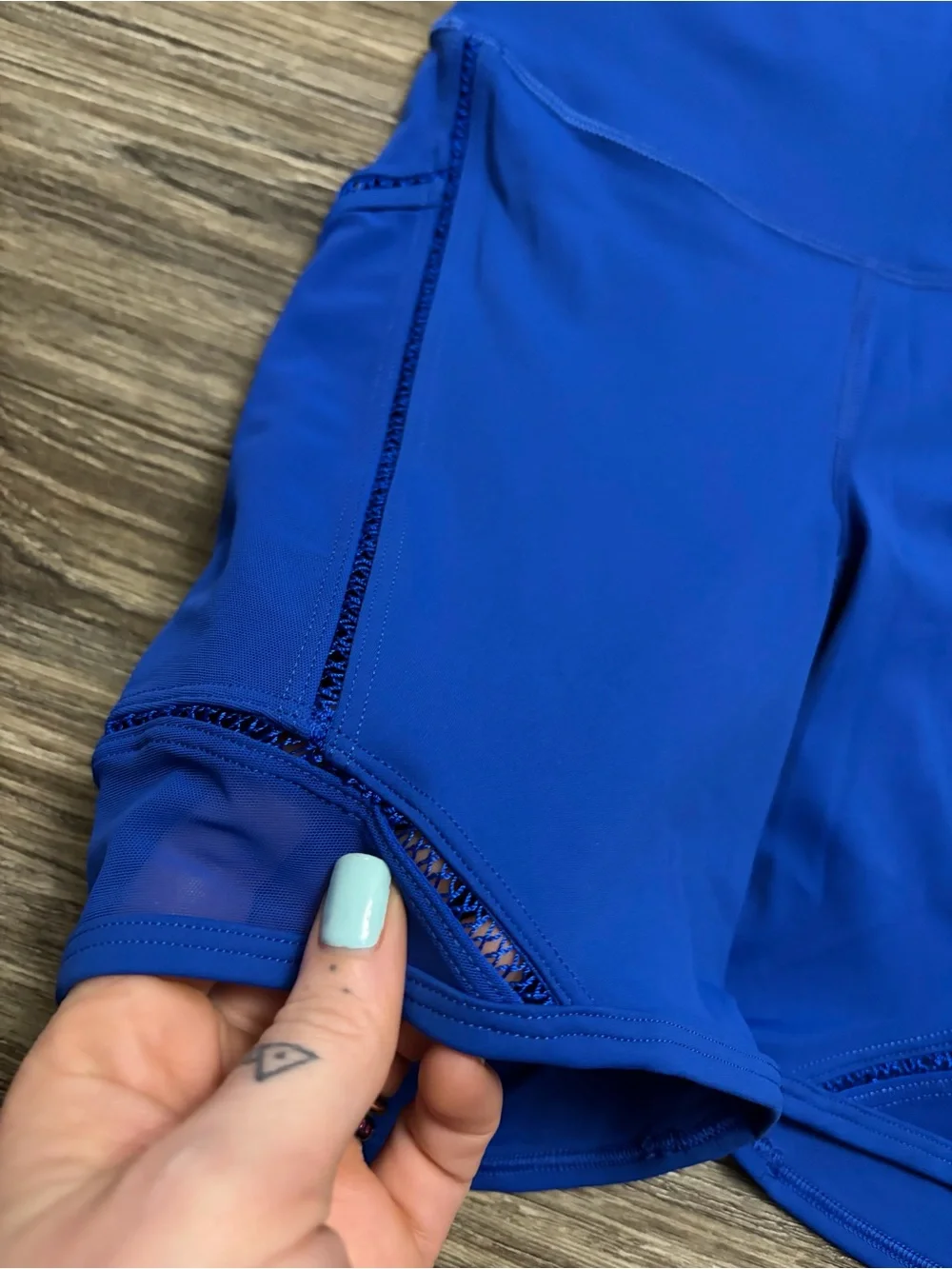 NWT Lululemon Fast & Free High-Rise Lace Trim Short 6